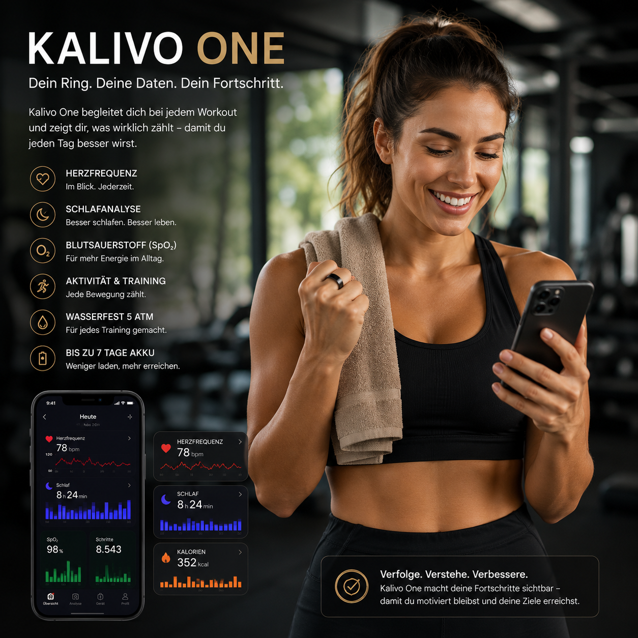 Kalivo One – Der Smart Ring für ein gesünderes Leben